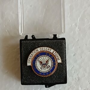 Operation Desert Storm United States Navy Lapel Pin